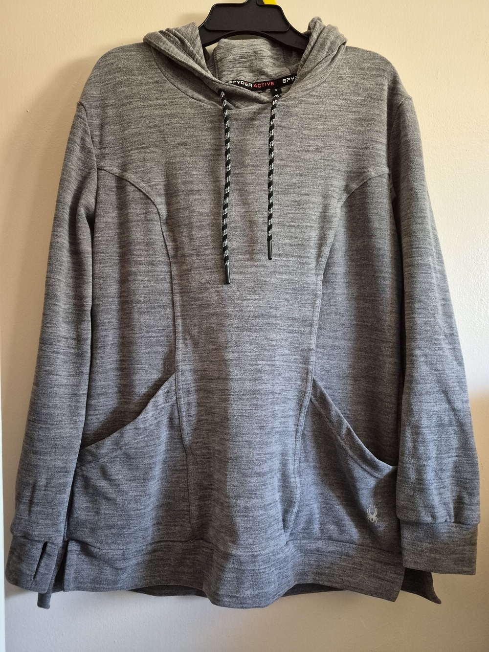 Spyder Gray Woman's Hooded Performance Pullover